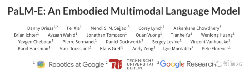 Google发布超级通才模型PaLM-E，可进行语言交互、图像描述及机器人控制。 - EVLIT