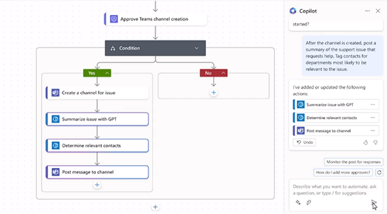 图片[4] - 微软推出“Copilot in Power Automate”和“Copilot in Power Apps”，让大众可通过自然语言轻松开发应用 - EVLIT