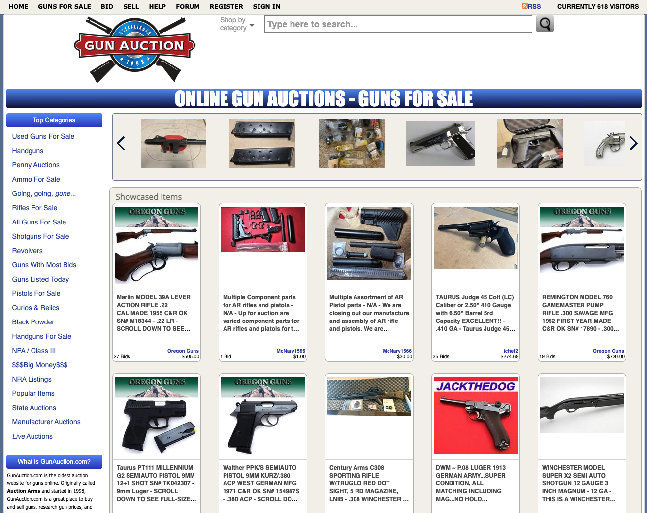 黑客从枪支拍卖网站大量窃取了枪支购买者的个人数据 - EVLIT