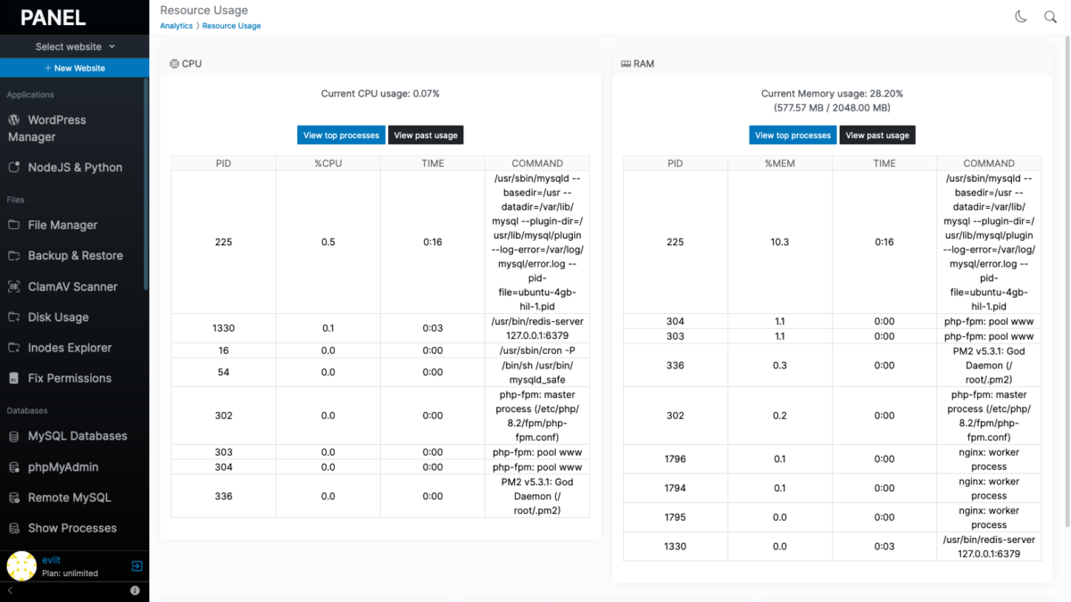 图片[18] - OpenPanel：下一代主机控制面板，支持多租户/容器化/隔离的运行环境/安全增强/资源限制 - EVLIT