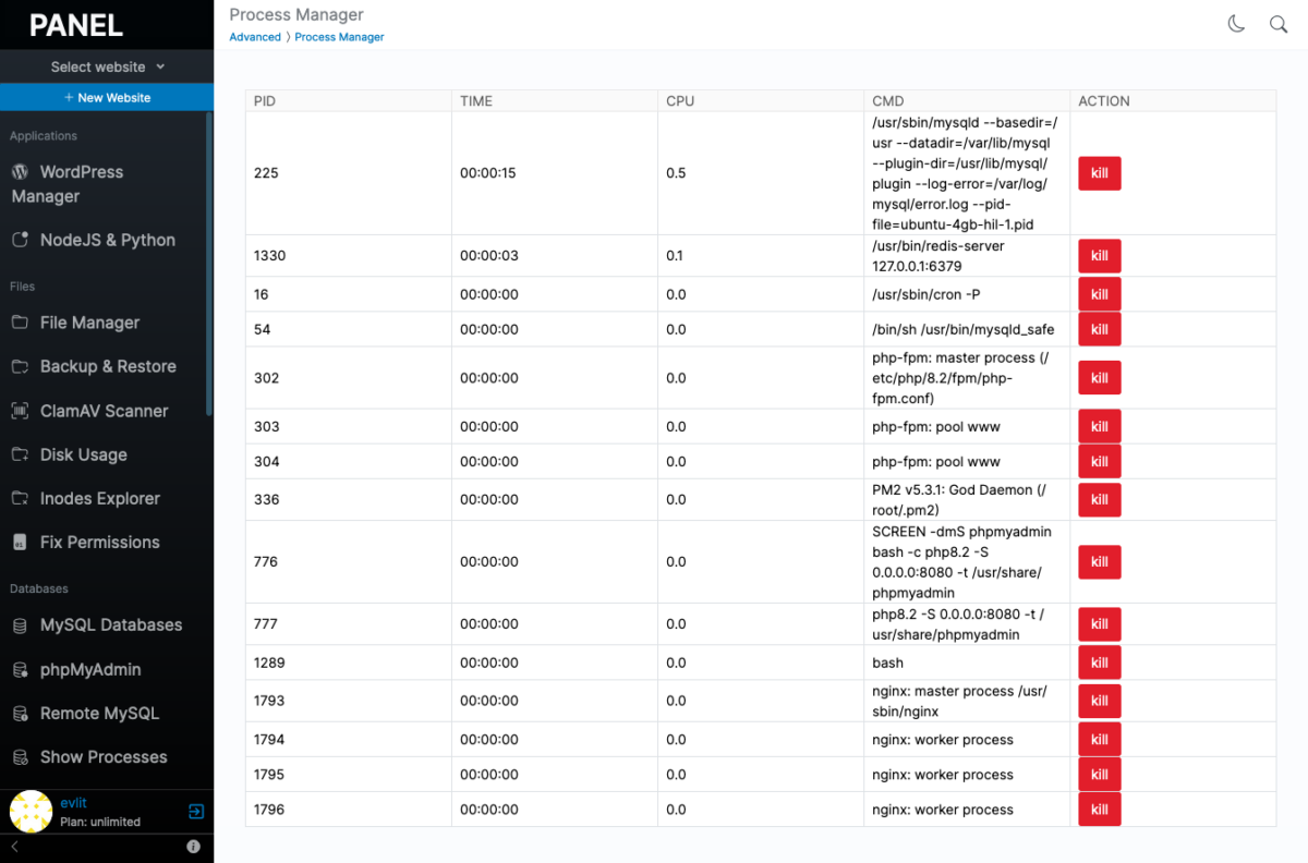 图片[20] - OpenPanel：下一代主机控制面板，支持多租户/容器化/隔离的运行环境/安全增强/资源限制 - EVLIT