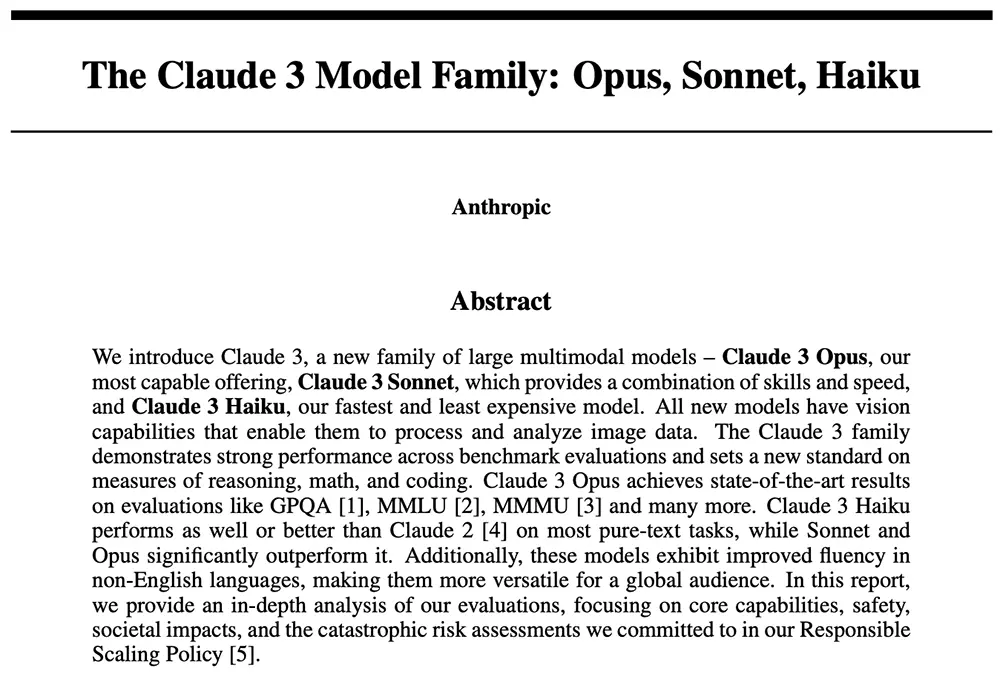 制衡OpenAI，Claude 3给AI创企吃了颗定心丸